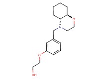2-{3-[(4aR*,8aR*)-octahydro-4H-1,4-benzoxazin-4-ylmethyl]phenoxy}ethanol