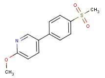 2-methoxy-5-[4-(methylsulfonyl)phenyl]pyridine