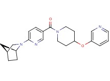 (1S*,4S*)-2-(5-{[4-(3-pyridinyloxy)-1-piperidinyl]carbonyl}-2-pyridinyl)-2-azabicyclo[2.2.1]heptane