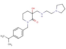3-hydroxy-1-(4-isopropylbenzyl)-3-{[(2-pyrrolidin-1-ylethyl)amino]methyl}piperidin-2-one