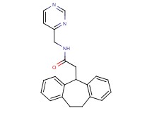 2-(10,11-dihydro-5H-dibenzo[a,d][7]annulen-5-yl)-N-(4-pyrimidinylmethyl)acetamide