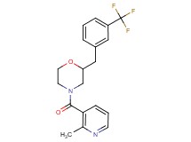 4-[(2-methyl-3-pyridinyl)carbonyl]-2-[3-(trifluoromethyl)benzyl]morpholine