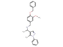 N-[4-(benzyloxy)-3-methoxybenzyl]-1-(5-methyl-1-phenyl-1H-pyrazol-4-yl)ethanamine