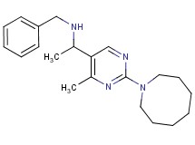 1-[2-(1-azocanyl)-4-methyl-5-pyrimidinyl]-N-benzylethanamine