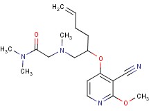 2-[{2-[(3-cyano-2-methoxypyridin-4-yl)oxy]hex-5-en-1-yl}(methyl)amino]-N,N-dimethylacetamide