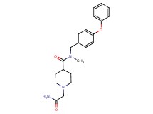 1-(2-amino-2-oxoethyl)-N-methyl-N-(4-phenoxybenzyl)-4-piperidinecarboxamide
