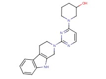 1-[2-(1,3,4,9-tetrahydro-2H-beta-carbolin-2-yl)pyrimidin-4-yl]piperidin-3-ol