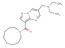 N-{[3-(azonan-1-ylcarbonyl)pyrazolo[1,5-a]pyrimidin-6-yl]methyl}-N-ethylethanamine