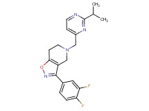3-(3,4-difluorophenyl)-5-[(2-isopropylpyrimidin-4-yl)methyl]-4,5,6,7-tetrahydroisoxazolo[4,5-c]pyridine