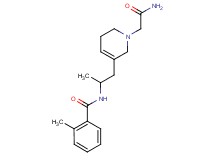 N-{2-[1-(2-amino-2-oxoethyl)-1,2,5,6-tetrahydropyridin-3-yl]-1-methylethyl}-2-methylbenzamide