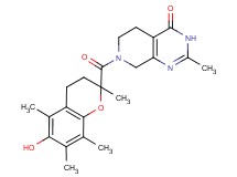 7-[(6-hydroxy-2,5,7,8-tetramethyl-3,4-dihydro-2H-chromen-2-yl)carbonyl]-2-methyl-5,6,7,8-tetrahydropyrido[3,4-d]pyrimidin-4(3H)-one