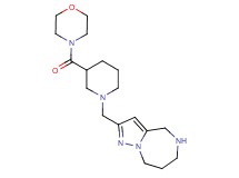 2-{[3-(4-morpholinylcarbonyl)-1-piperidinyl]methyl}-5,6,7,8-tetrahydro-4H-pyrazolo[1,5-a][1,4]diazepine