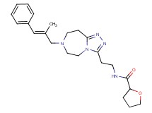 N-(2-{7-[(2E)-2-methyl-3-phenyl-2-propen-1-yl]-6,7,8,9-tetrahydro-5H-[1,2,4]triazolo[4,3-d][1,4]diazepin-3-yl}ethyl)tetrahydro-2-furancarboxamide