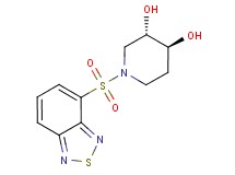 (3S*,4S*)-1-(2,1,3-benzothiadiazol-4-ylsulfonyl)piperidine-3,4-diol