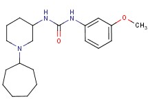 N-(1-cycloheptyl-3-piperidinyl)-N'-(3-methoxyphenyl)urea