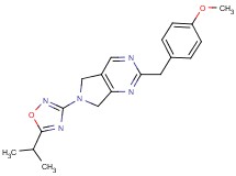 6-(5-isopropyl-1,2,4-oxadiazol-3-yl)-2-(4-methoxybenzyl)-6,7-dihydro-5H-pyrrolo[3,4-d]pyrimidine