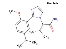 (2S)-2-[2-(5-isopropyl-2-methoxyphenyl)-1H-imidazol-1-yl]-3-methylbutanamide