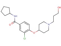 3-chloro-N-cyclopentyl-4-{[1-(3-hydroxypropyl)piperidin-4-yl]oxy}benzamide