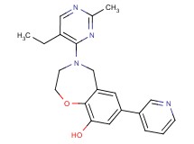 4-(5-ethyl-2-methylpyrimidin-4-yl)-7-pyridin-3-yl-2,3,4,5-tetrahydro-1,4-benzoxazepin-9-ol