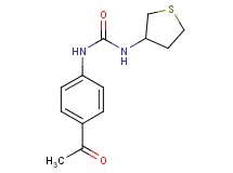 N-(4-acetylphenyl)-N'-(tetrahydro-3-thienyl)urea