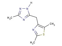 5-[(2,5-dimethyl-1,3-thiazol-4-yl)methyl]-3-methyl-1H-1,2,4-triazole