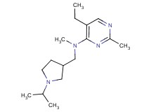 5-ethyl-N-[(1-isopropylpyrrolidin-3-yl)methyl]-N,2-dimethylpyrimidin-4-amine