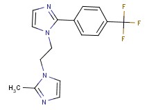 2-methyl-1-(2-{2-[4-(trifluoromethyl)phenyl]-1H-imidazol-1-yl}ethyl)-1H-imidazole