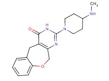 2-[4-(methylamino)-1-piperidinyl]-5,11-dihydro[1]benzoxepino[3,4-d]pyrimidin-4(3H)-one hydrochloride