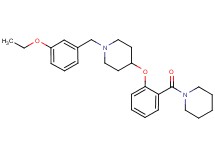 1-(3-ethoxybenzyl)-4-[2-(1-piperidinylcarbonyl)phenoxy]piperidine