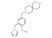 3-[4-methoxy-3-(1H-pyrazol-1-ylmethyl)benzyl]-3,9-diazaspiro[5.5]undecane