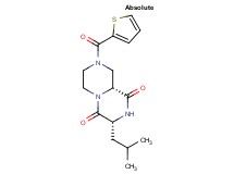 (3R,9aR)-3-isobutyl-8-(2-thienylcarbonyl)tetrahydro-2H-pyrazino[1,2-a]pyrazine-1,4(3H,6H)-dione