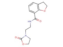N-[2-(2-oxo-1,3-oxazolidin-3-yl)ethyl]-2,3-dihydro-1-benzofuran-7-carboxamide