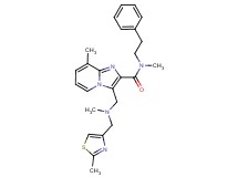 N,8-dimethyl-3-({methyl[(2-methyl-1,3-thiazol-4-yl)methyl]amino}methyl)-N-(2-phenylethyl)imidazo[1,2-a]pyridine-2-carboxamide