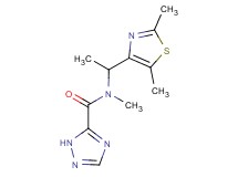 N-[1-(2,5-dimethyl-1,3-thiazol-4-yl)ethyl]-N-methyl-1H-1,2,4-triazole-5-carboxamide