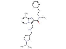 3-({[(1-isopropyl-3-pyrrolidinyl)methyl]amino}methyl)-N,8-dimethyl-N-(2-phenylethyl)imidazo[1,2-a]pyridine-2-carboxamide