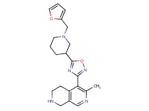 5-{5-[1-(2-furylmethyl)-3-piperidinyl]-1,2,4-oxadiazol-3-yl}-6-methyl-1,2,3,4-tetrahydro-2,7-naphthyridine dihydrochloride