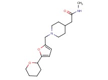 N-methyl-2-(1-{[5-(tetrahydro-2H-pyran-2-yl)-2-furyl]methyl}piperidin-4-yl)acetamide
