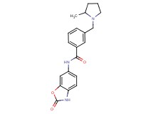 3-[(2-methylpyrrolidin-1-yl)methyl]-N-(2-oxo-2,3-dihydro-1,3-benzoxazol-6-yl)benzamide