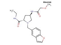 (4R)-1-(1-benzofuran-5-ylmethyl)-N-ethyl-4-[(methoxyacetyl)amino]-L-prolinamide