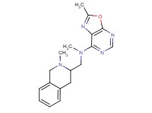 N,2-dimethyl-N-[(2-methyl-1,2,3,4-tetrahydroisoquinolin-3-yl)methyl][1,3]oxazolo[5,4-d]pyrimidin-7-amine