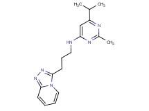 6-isopropyl-2-methyl-N-(3-[1,2,4]triazolo[4,3-a]pyridin-3-ylpropyl)pyrimidin-4-amine