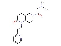 (4aS*,8aR*)-6-(N,N-dimethylglycyl)-1-(2-pyridin-2-ylethyl)octahydro-1,6-naphthyridin-2(1H)-one