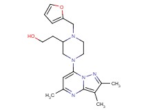 2-[1-(2-furylmethyl)-4-(2,3,5-trimethylpyrazolo[1,5-a]pyrimidin-7-yl)piperazin-2-yl]ethanol