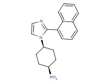 cis-4-[2-(1-naphthyl)-1H-imidazol-1-yl]cyclohexanamine
