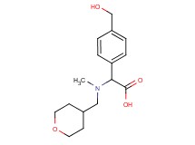 [4-(hydroxymethyl)phenyl][methyl(tetrahydro-2H-pyran-4-ylmethyl)amino]acetic acid
