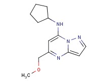 N-cyclopentyl-5-(methoxymethyl)pyrazolo[1,5-a]pyrimidin-7-amine