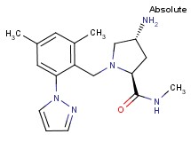 (2S,4R)-4-amino-1-[2,4-dimethyl-6-(1H-pyrazol-1-yl)benzyl]-N-methylpyrrolidine-2-carboxamide