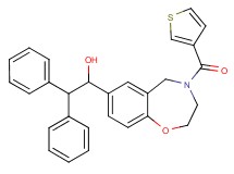 2,2-diphenyl-1-[4-(3-thienylcarbonyl)-2,3,4,5-tetrahydro-1,4-benzoxazepin-7-yl]ethanol