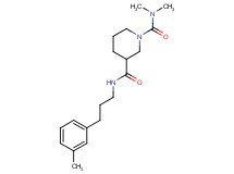 N~1~,N~1~-dimethyl-N~3~-[3-(3-methylphenyl)propyl]-1,3-piperidinedicarboxamide