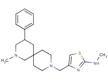 N-methyl-4-[(2-methyl-4-phenyl-2,9-diazaspiro[5.5]undec-9-yl)methyl]-1,3-thiazol-2-amine